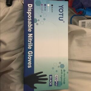 100 Black Nitrile Gloves